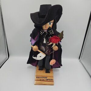 15" Steinback Phantom Of The Opera NutCracker Wooden Germany Vintage Christmas